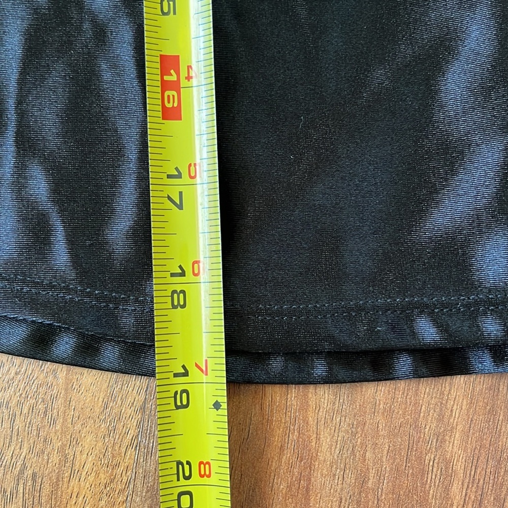 New Wild Fable black satin spaghetti strap top - Picture 4 of 15